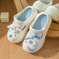 MINISO Sanrio HelloKitty Cinnamoroll Pochacco Kuromi Elevated anti slip slippers Summer Cute Cartoon EVA Slippers gift